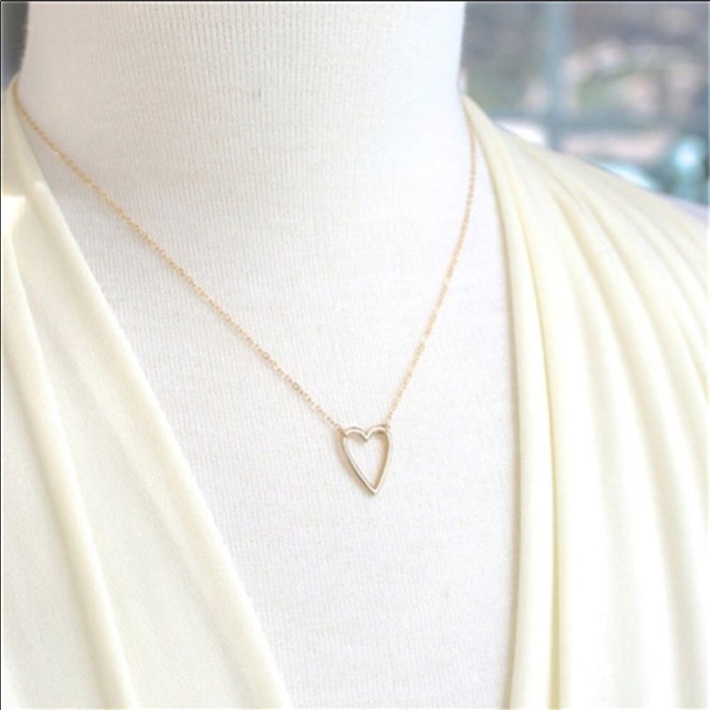 Love Heart Dainty Necklace - Picture 2 of 2